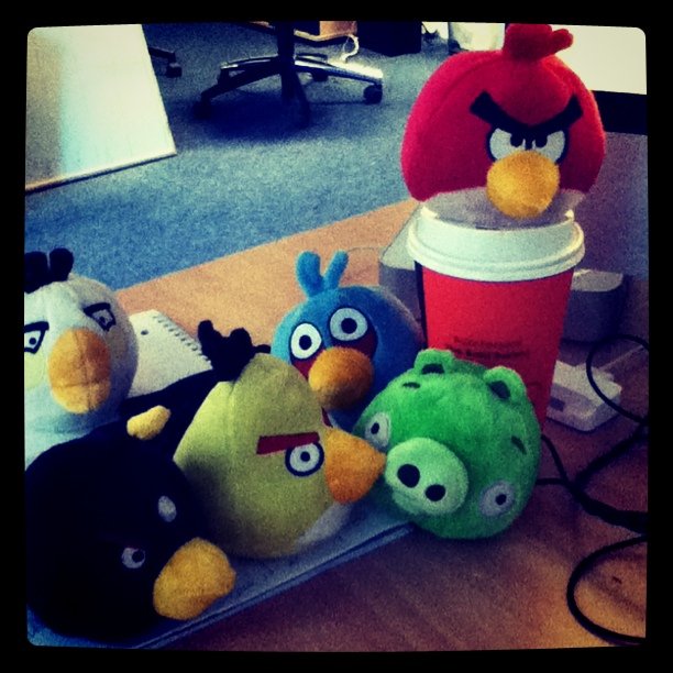 Angry birds stole my coffee....