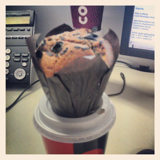 Muffin time!!! Cheers Pete...