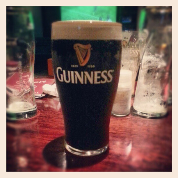 Guinness and rugbeh. ..