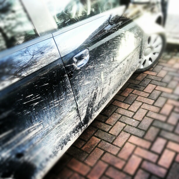 Gah. .. car is now filthy... stupid Irish roads..