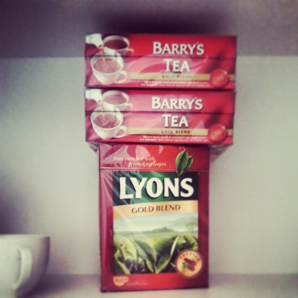 When travelling abroad make sure you bring the necessities.. Teabags: check..