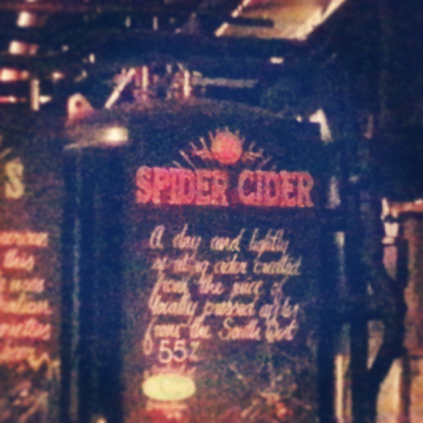 Spider cider..