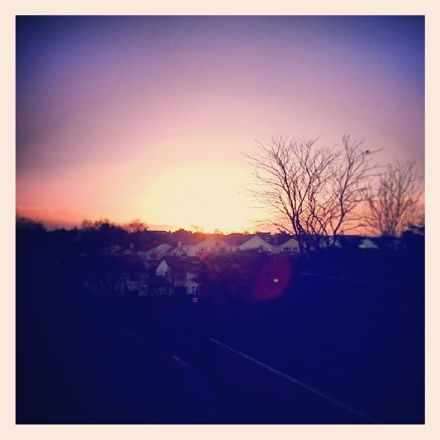 Ashbourne sunset..