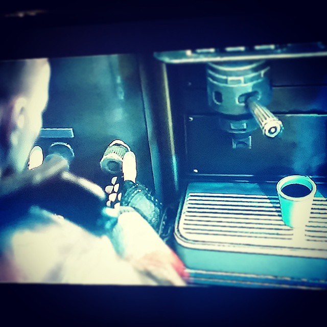 Even in computer games... Stop for a kwafee..