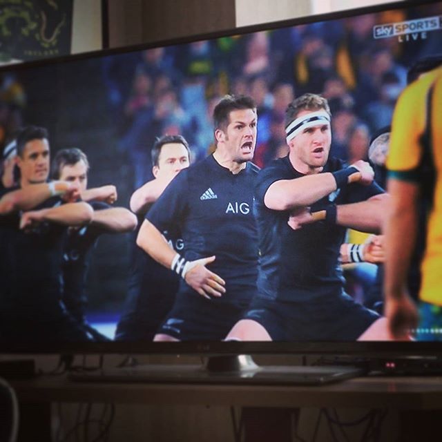 Can't beat an auld haka first thing in the morning