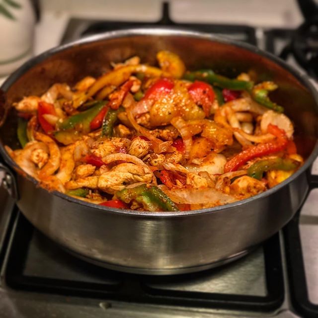 Chef deco does Fajitas