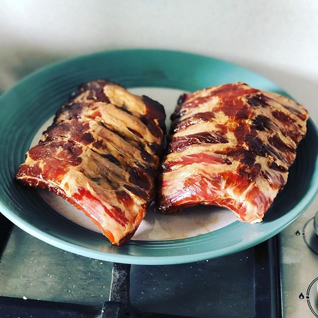 Ribs brined and ready for seasoning