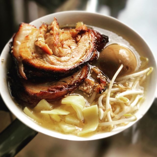 Tonkotsu ramen with chashu pork