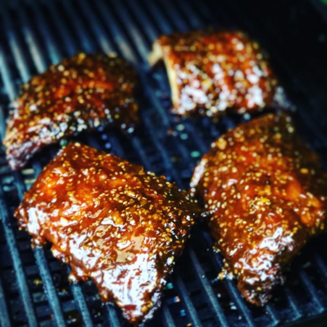 My rugby World Cup inspired sticky honey teriyaki ribs!!