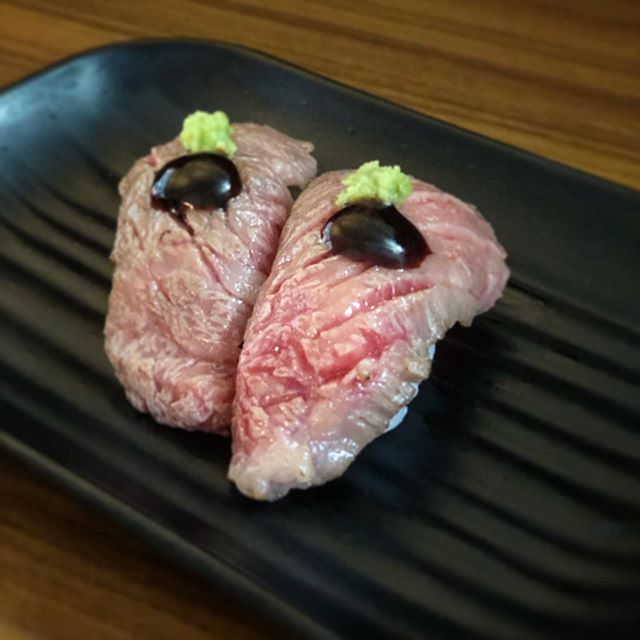 Wagyu sushi! - I’ve died and gone to heaven!