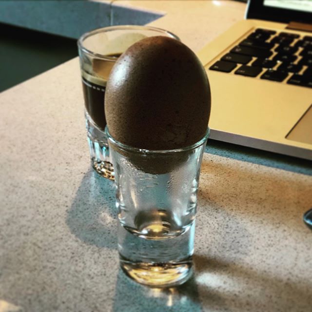 Egg cup by day.... shot glass by night!