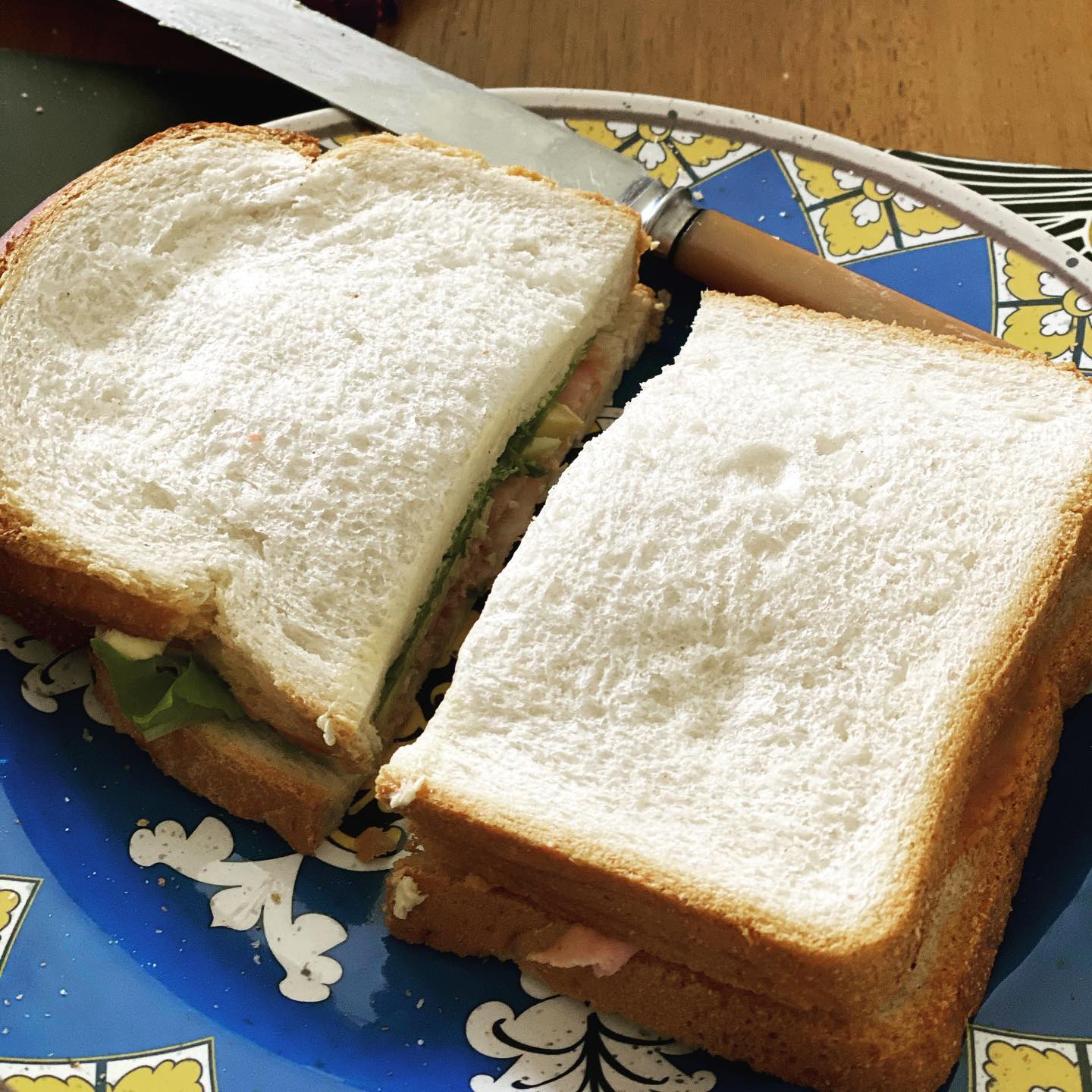 The first of many! @fieldsofskibbereen bread sambo