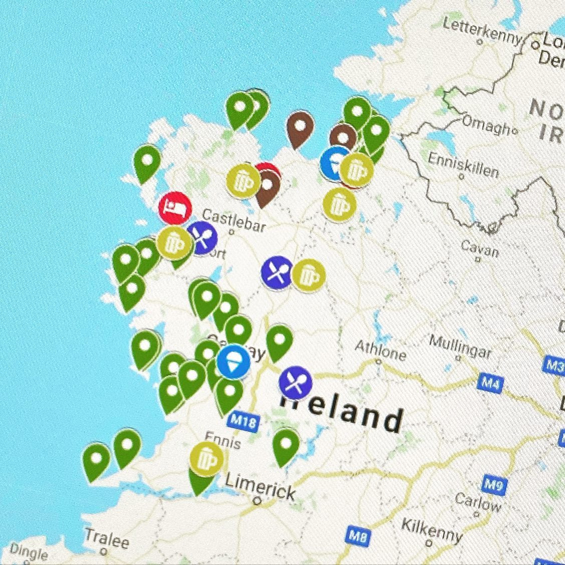 Staycation planning underway! Feel free to leave any tips or suggestions for Sligo, mayo, Galway and Clare...