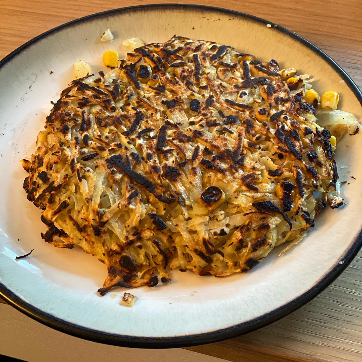 When life hands you celeriac - you make weird shit! Celeriac and potato hash