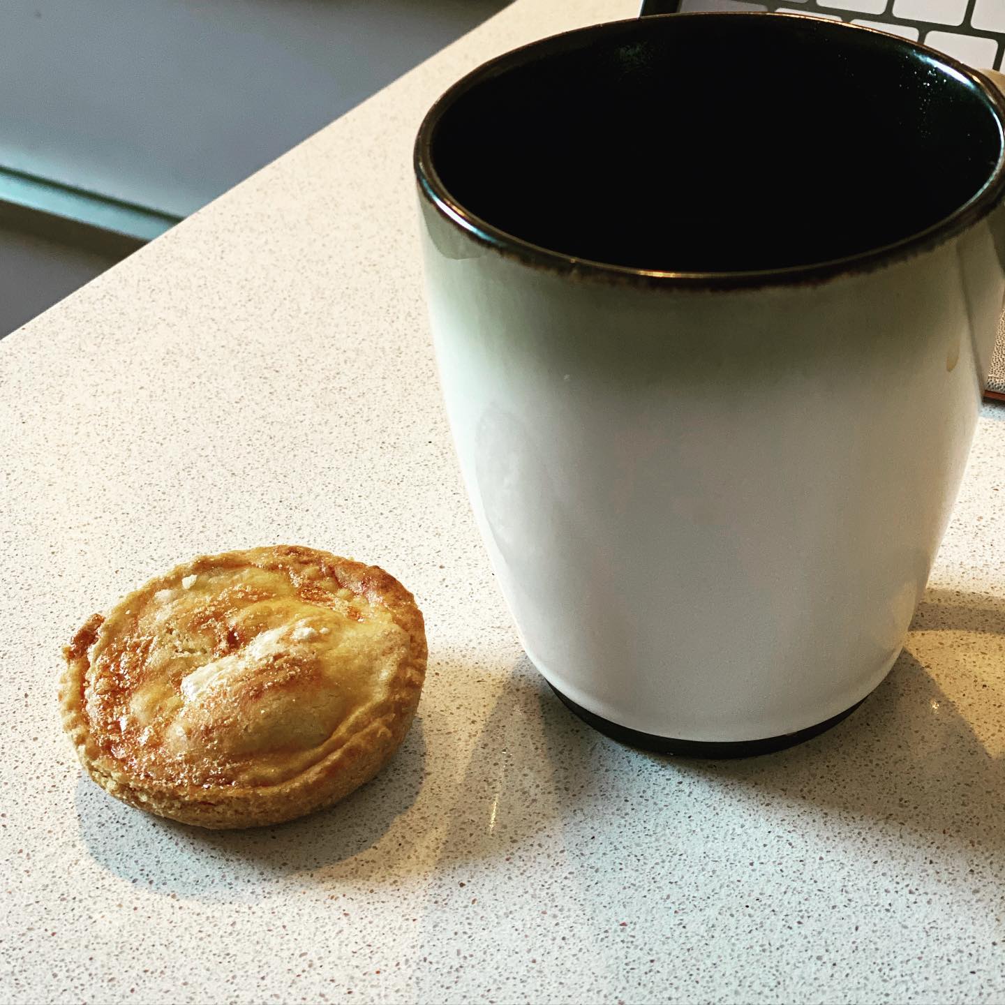 Coffee and one of the mammys mince pies!