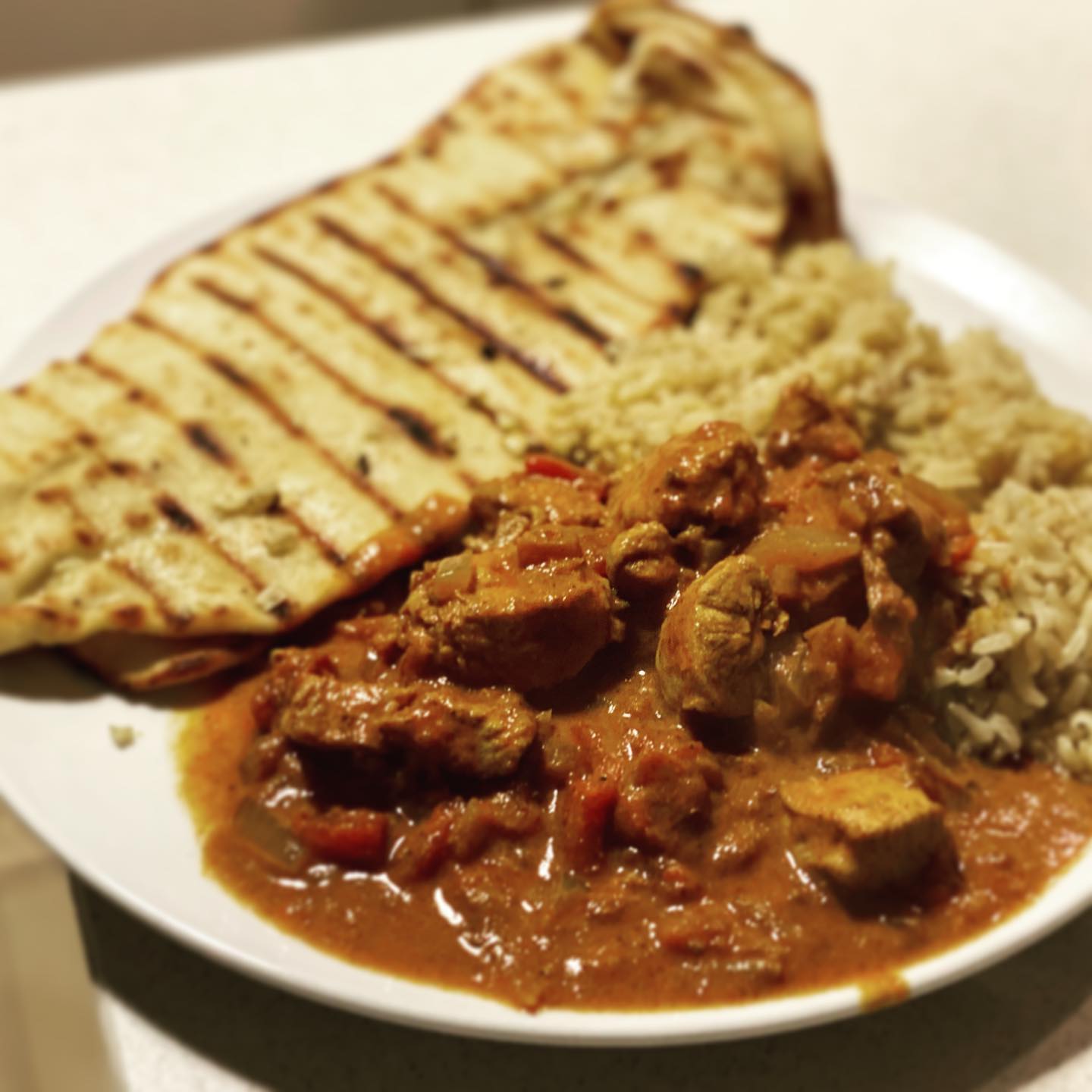 Back on the slow cooker buzz - chicken curry with my secret spice mix.