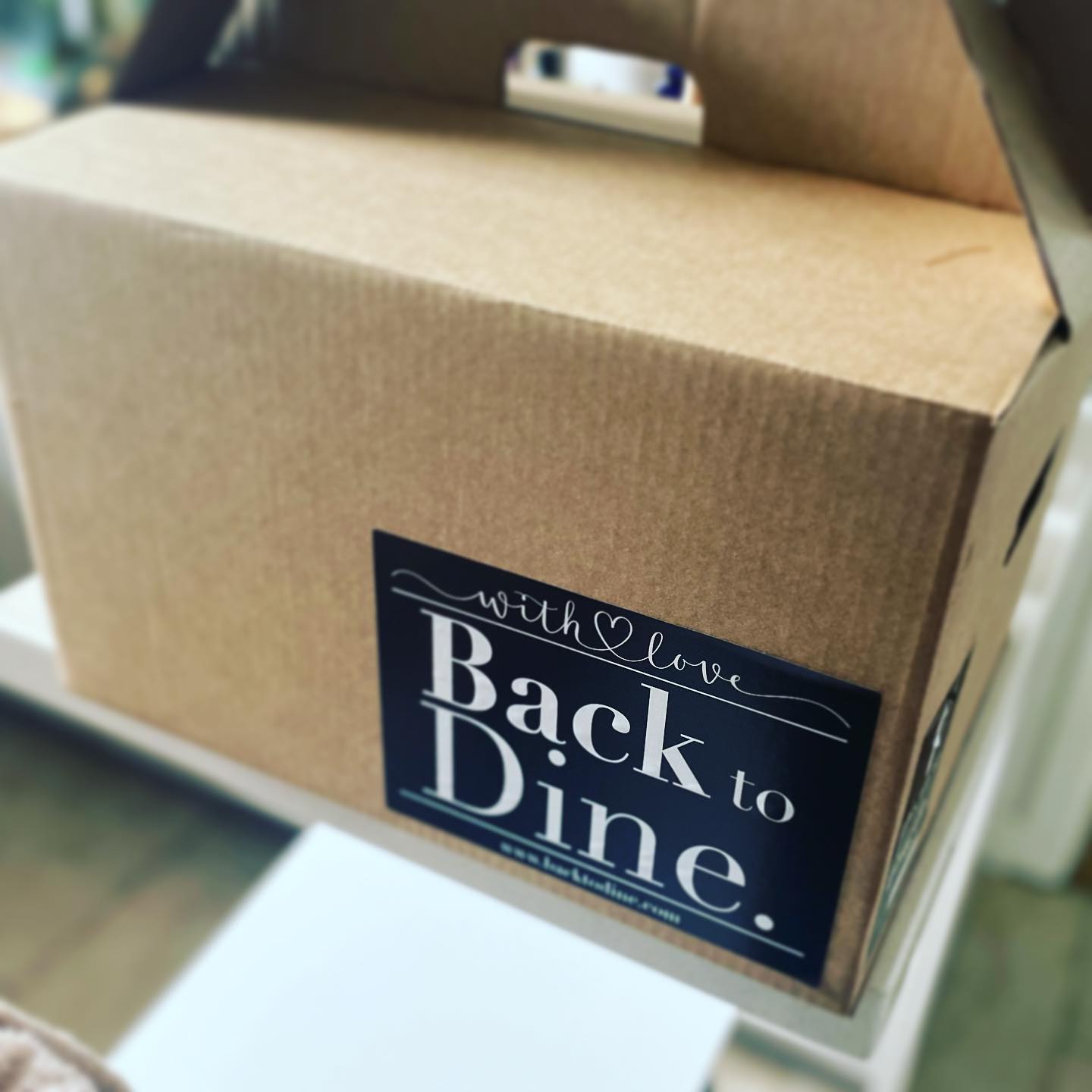 Another weekend - another at home dining experience! @backtodine