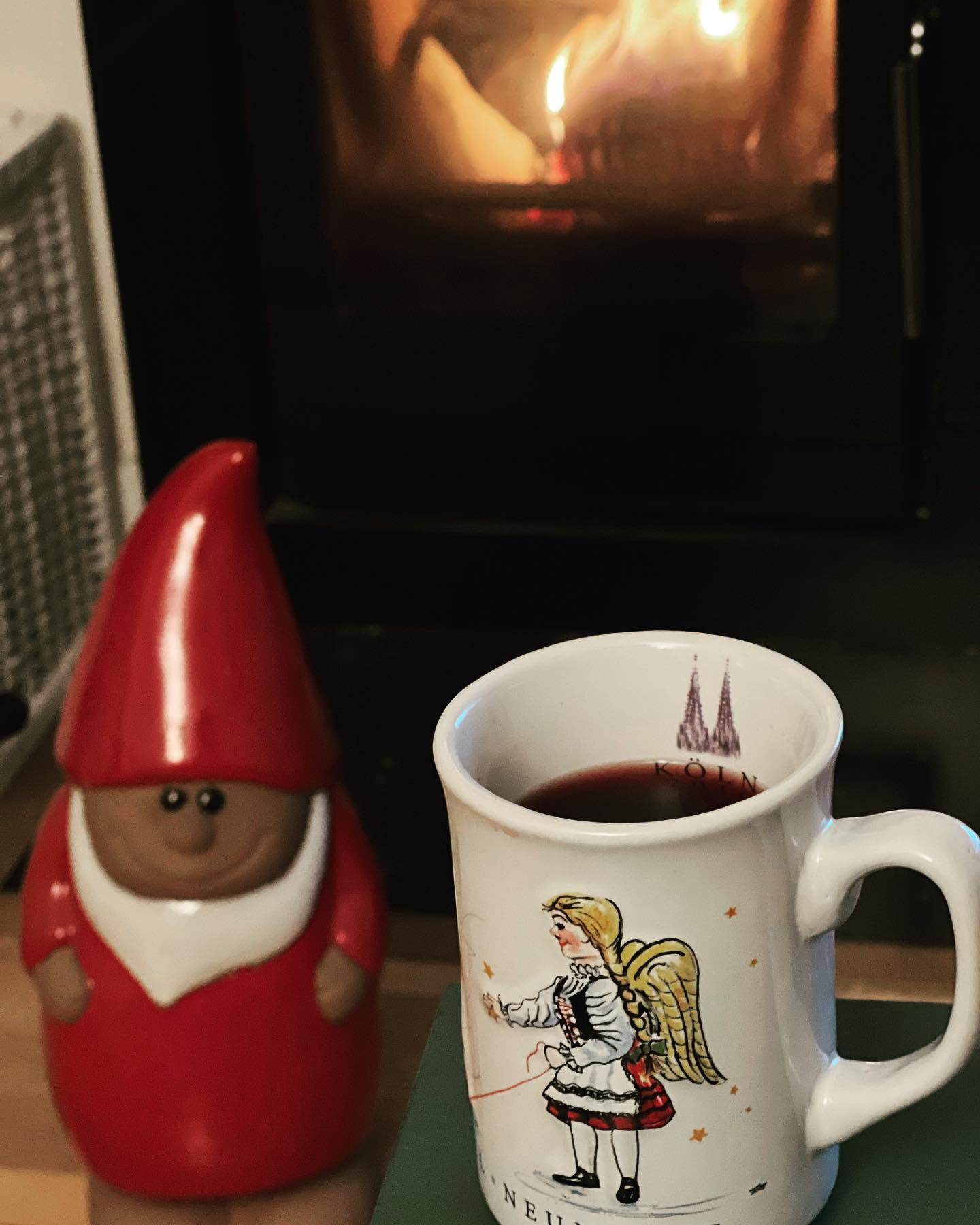 Claude is jealous that we’re hitting the gluhwein tonight!