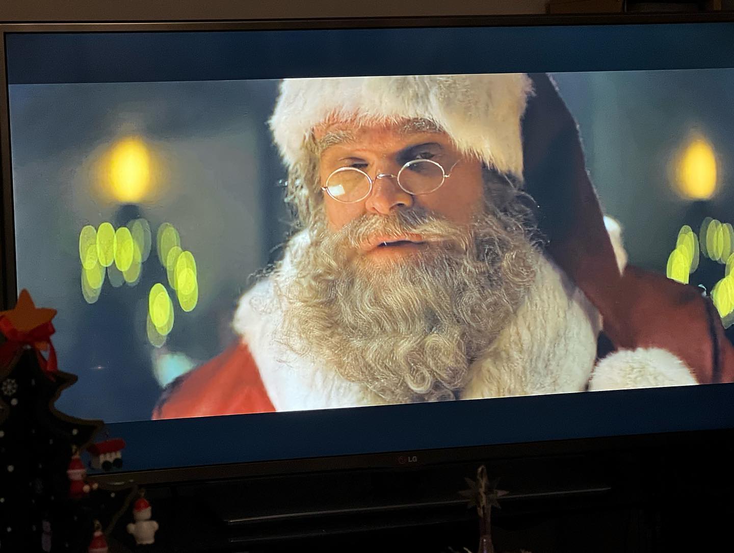 Settling in to watch a new Christmas classic!