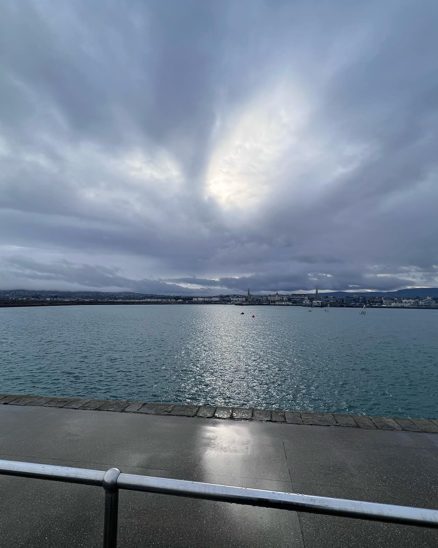 Sunday stroll down the east pier at Dun Laoghaire…. I’m like a dog that gets a treat at the end of my walk..