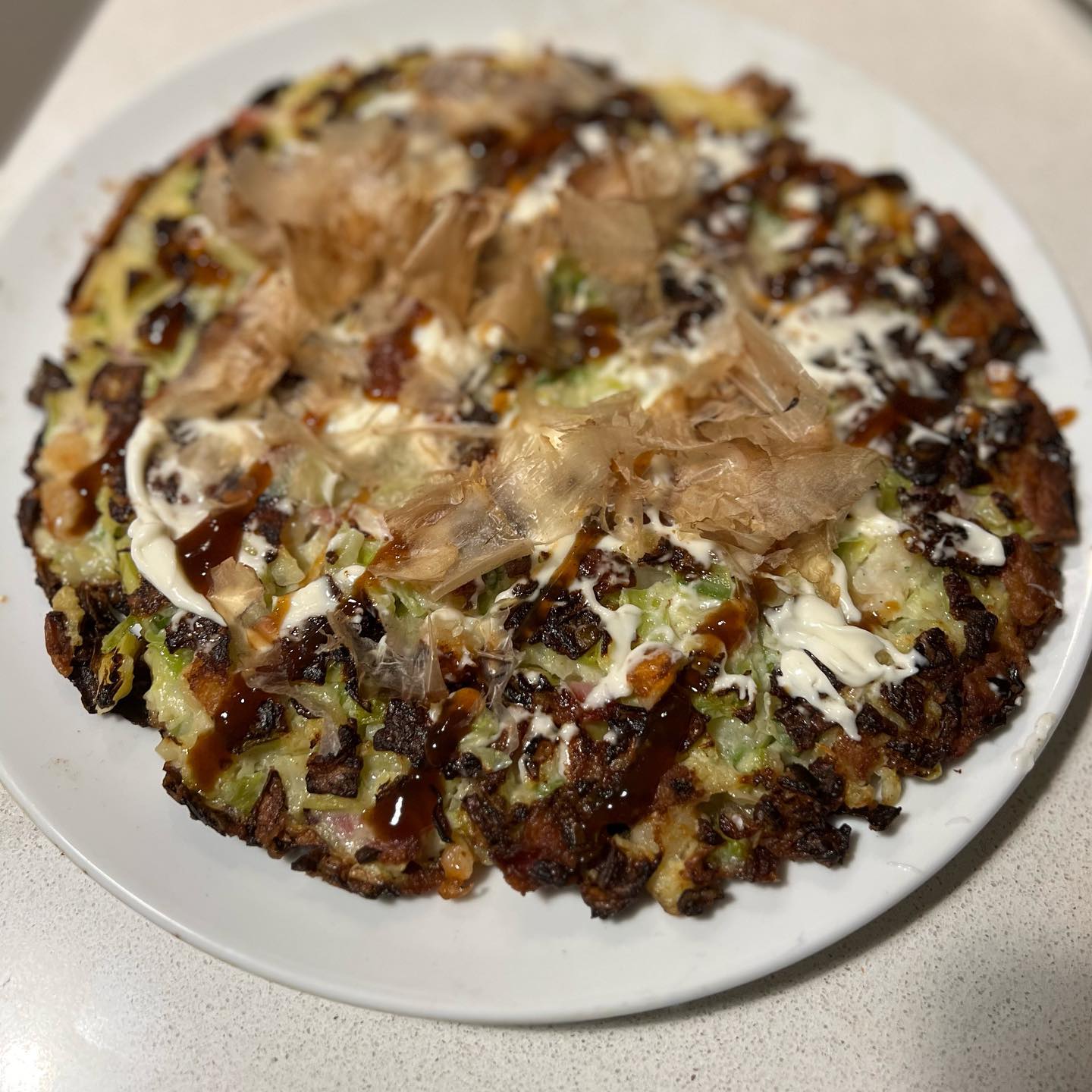 Getting ready for Pancake Tuesday with my okonomiyaki!