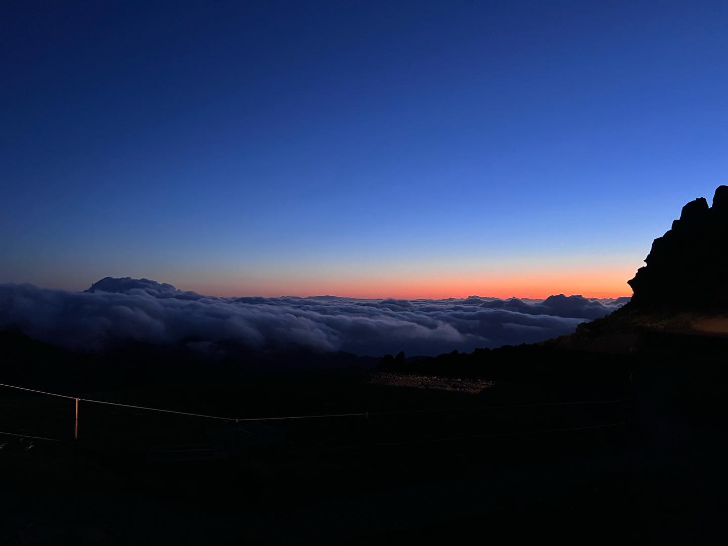 Doesn’t get more spectacular for a sunrise that above the clouds in Madeira!