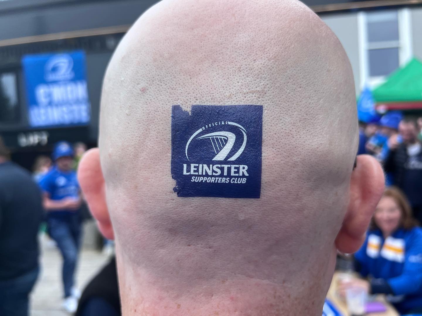 It’s true what they say…. I’ve a big Leinster head on me!!